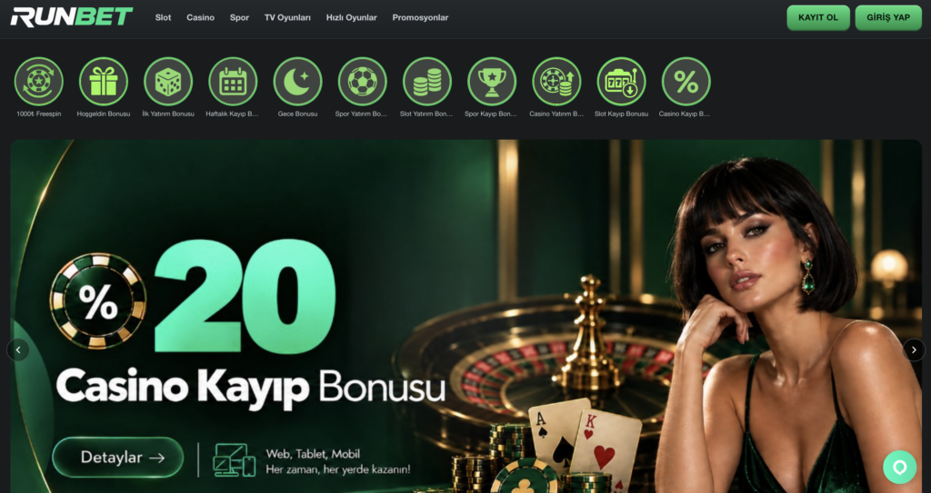 Runbet - Canlı Casino Ve Bahis Sitesi 1 Runbet